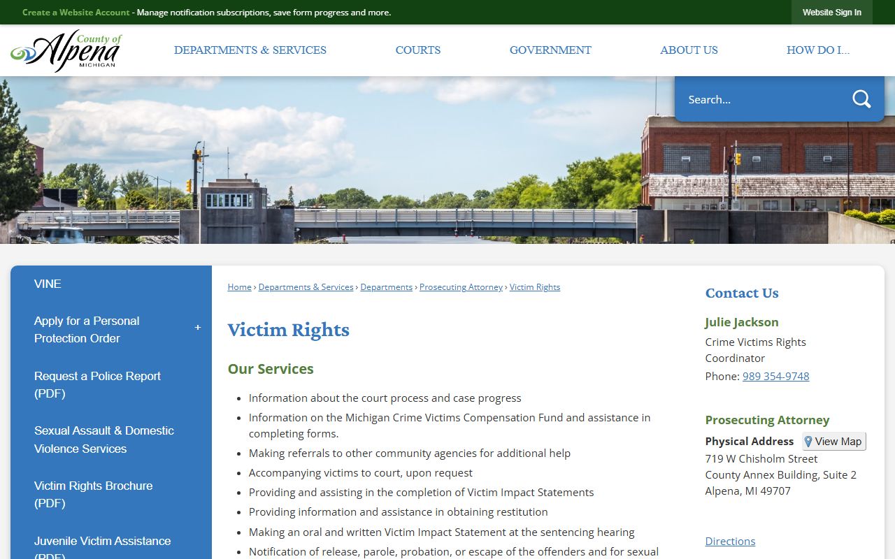 Alpena County criminal court records