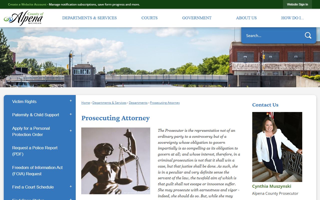 Alpena County criminal court records