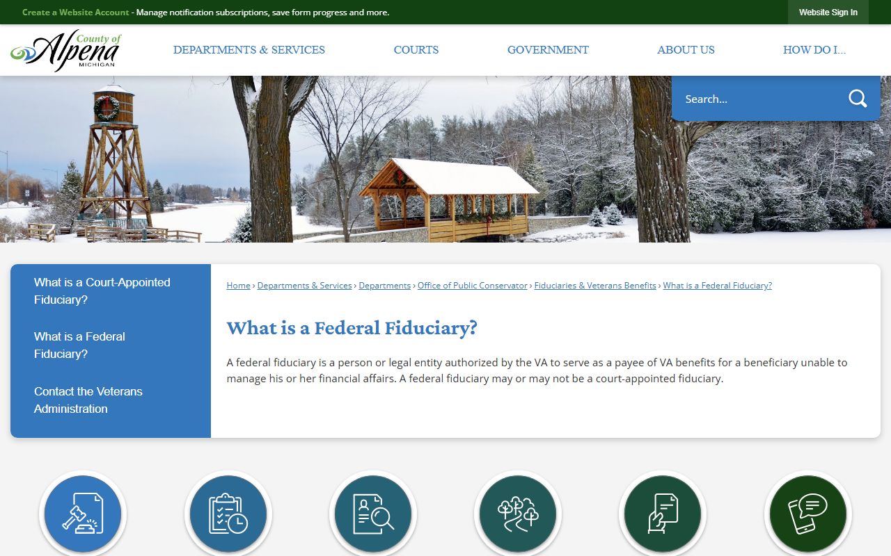 Alpena County probate records