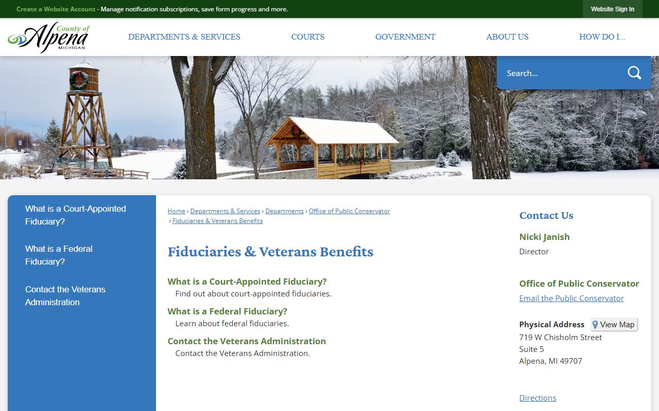 Alpena County probate records